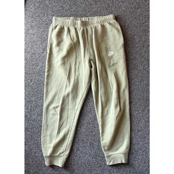 Nike Pants - Nike Women’s Jogger Sweatpants Large Olive Green Avocado Pockets Drawstring